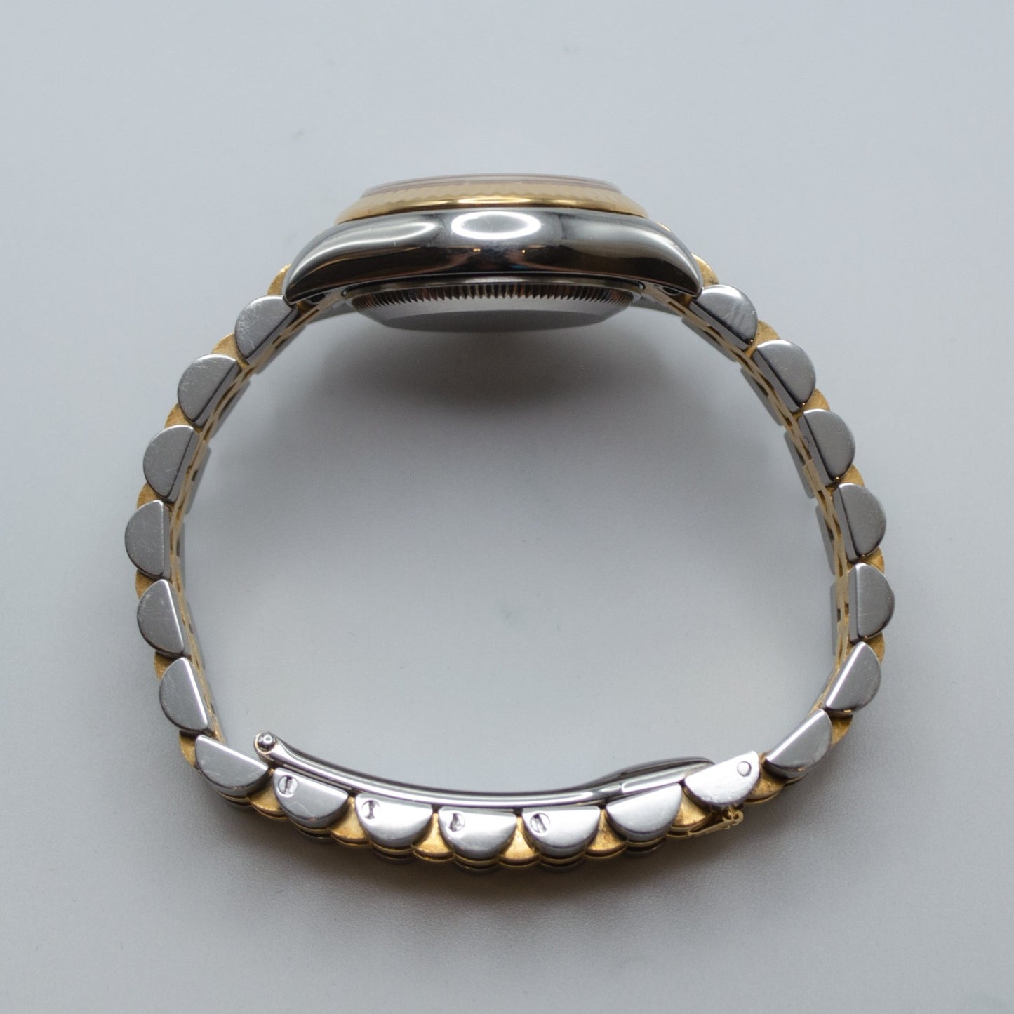 Rolex Lady-Datejust 26mm Champagne Dial Fluted Jubilee 179173