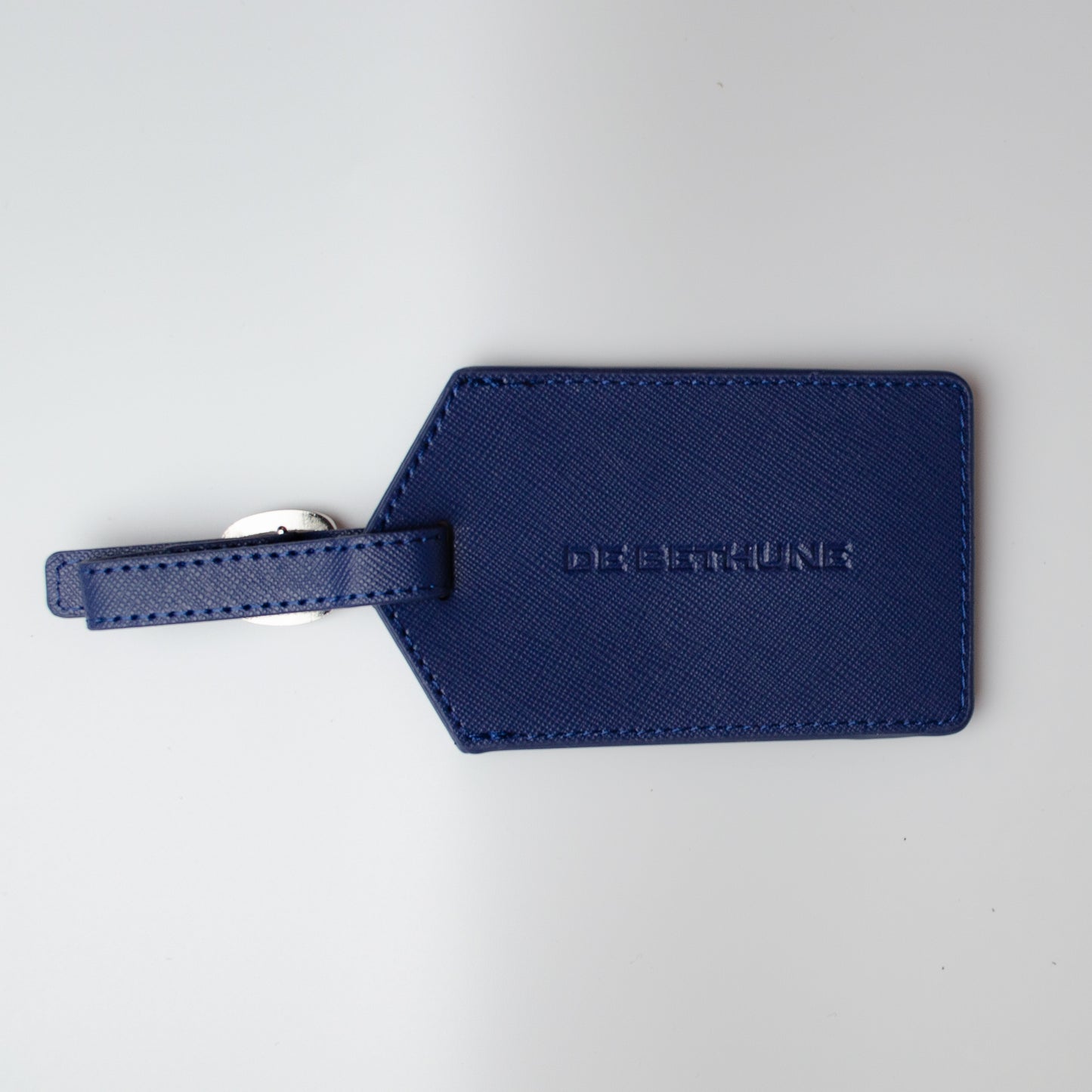 De Bethune Navy Saffiano Luggage Tag