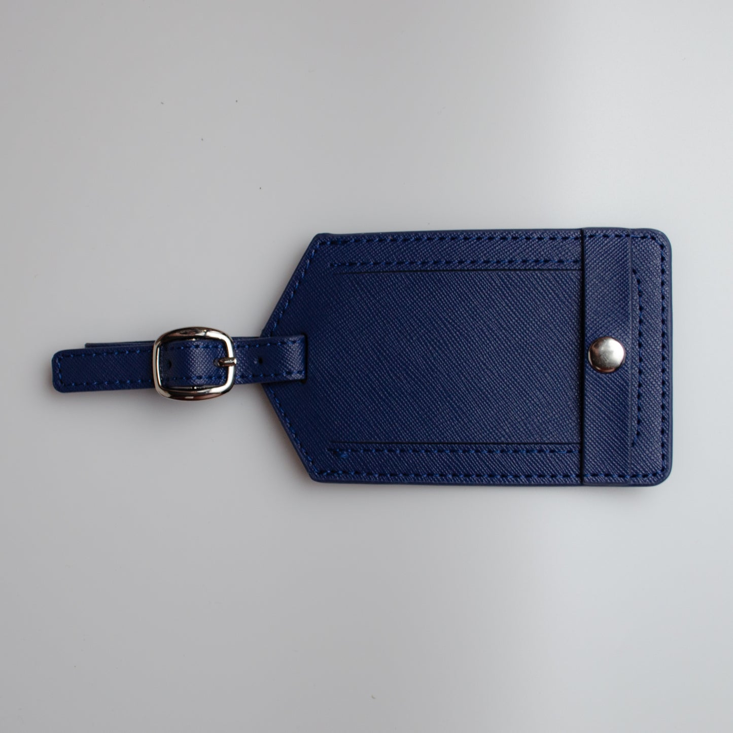 De Bethune Navy Saffiano Luggage Tag