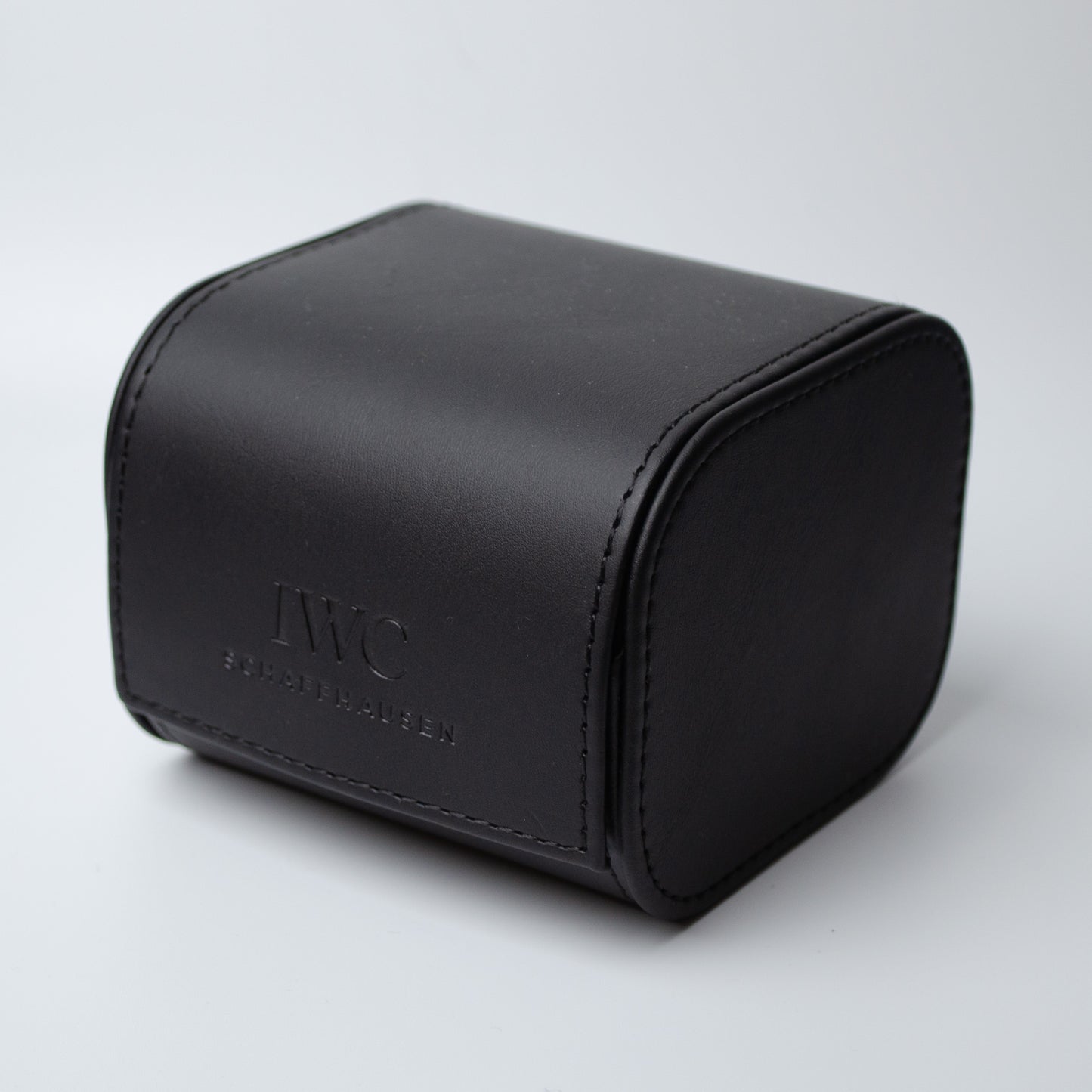 IWC Black Leather Travel Pouch