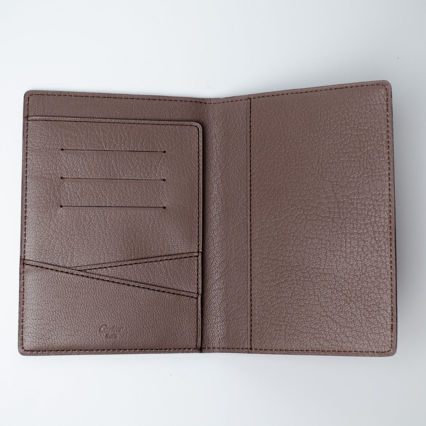 Cartier Red Goatskin Passport & Card Holder