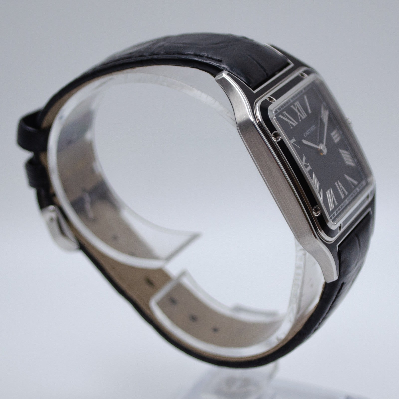 Cartier Santos Dumont Large Black Lacquer Manual WSSA0046 2024 Full Set