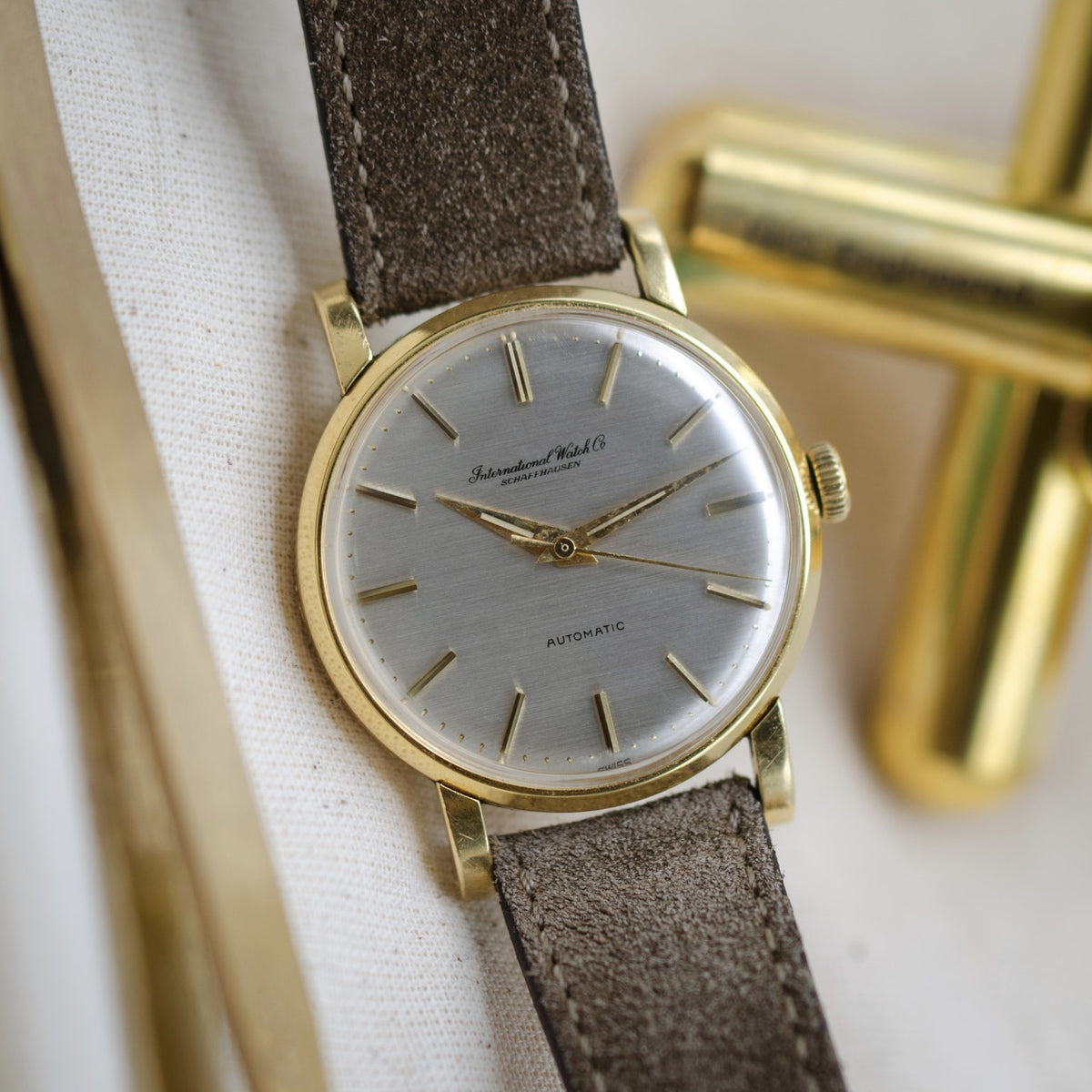IWC Automatic 18K Yellow Gold Cal. 852 Circa 1952
