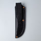 California Buckeye Burl and Ivory Custom Behring Made Hunting Knife
