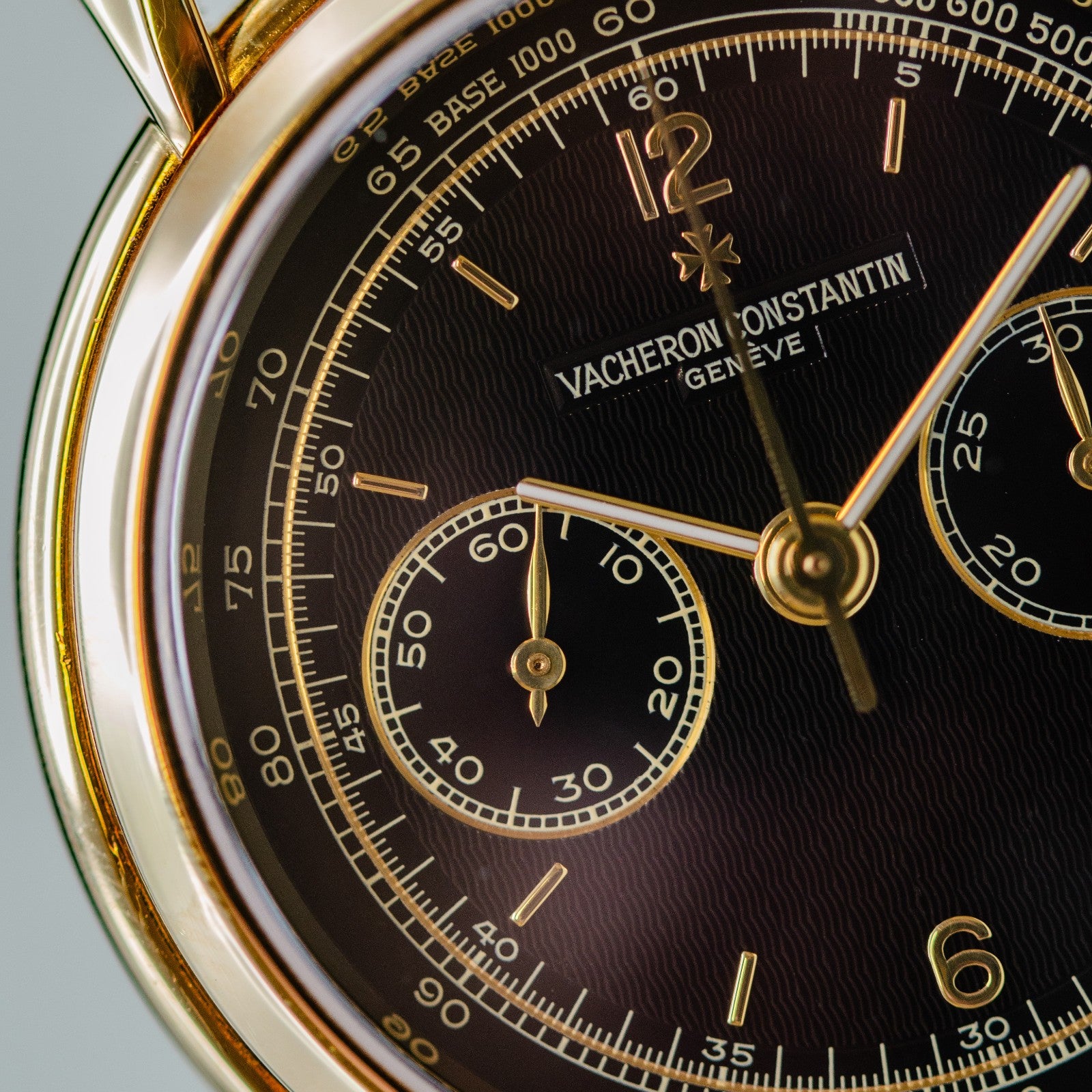 Vacheron Constantin Les Historiques Chronograph 47101/4 Black Dial Box & Papers