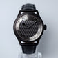 Artur Akmaev Carbon Black Hand Engraved 39mm Wristwatch