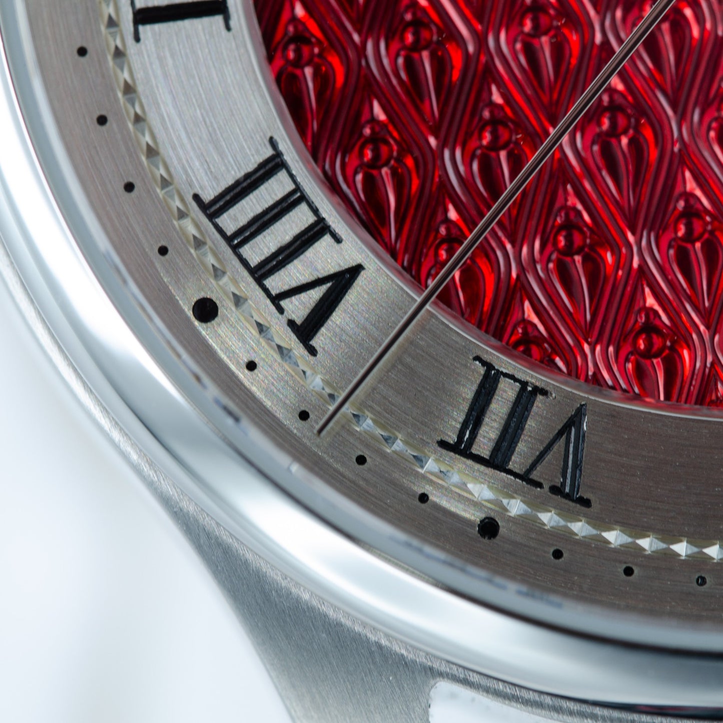 Artur Akmaev Carbon Red Hand Engraved 39mm Wristwatch