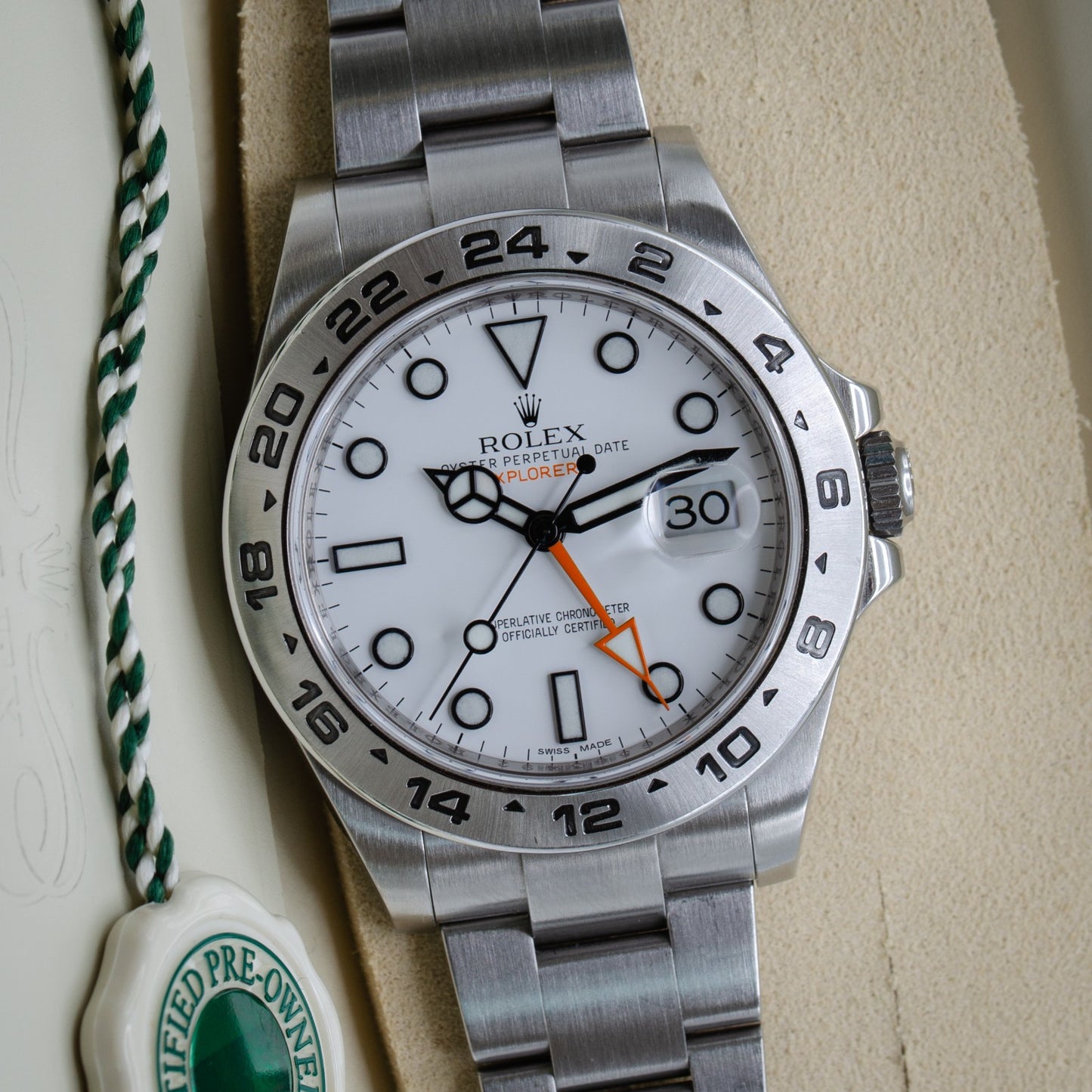Rolex Explorer II Polar 216570 W/ Rolex CPO Box and Papers