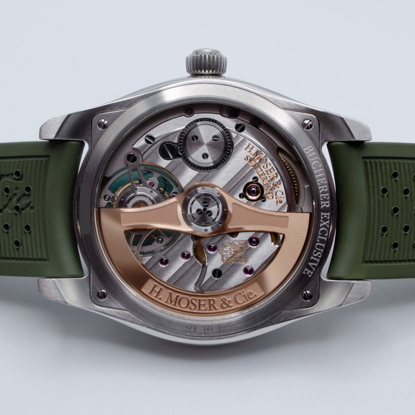 H. Moser & Cie. Pioneer Tourbillon Amber Sand - Bucherer Exclusive