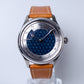 Artur Akmaev Carbon Blue Hand Engraved 39mm Wristwatch