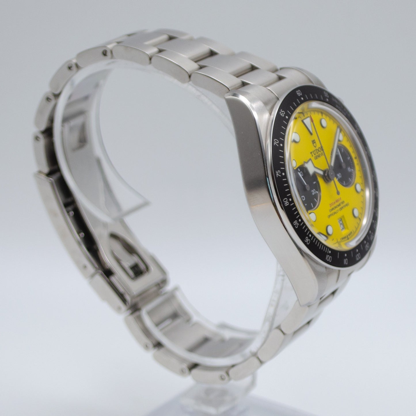 Tudor Black Bay Chrono 39 Bumblebee Yellow Dial M79310N Unworn