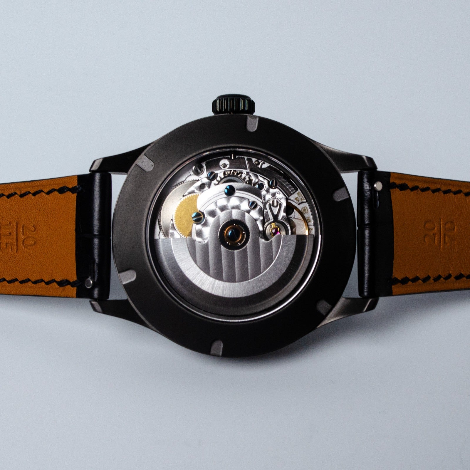 Artur Akmaev Carbon Black Hand Engraved 39mm Wristwatch