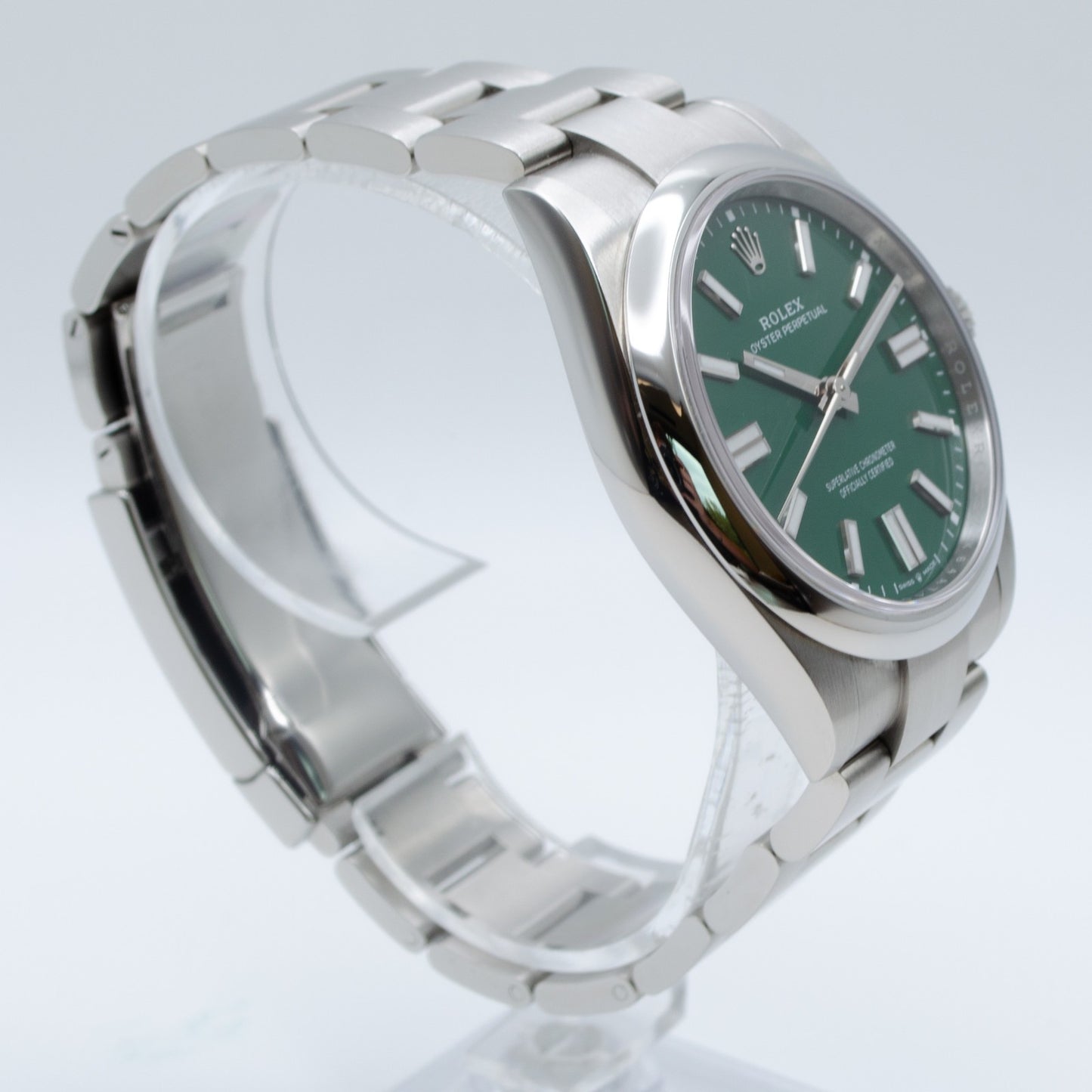 Rolex Oyster Perpetual 41mm Green 134300 2025 Full Set