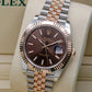 Rolex Datejust 41 Chocolate Dial Fluted Jubilee 2026 126331 Full Set