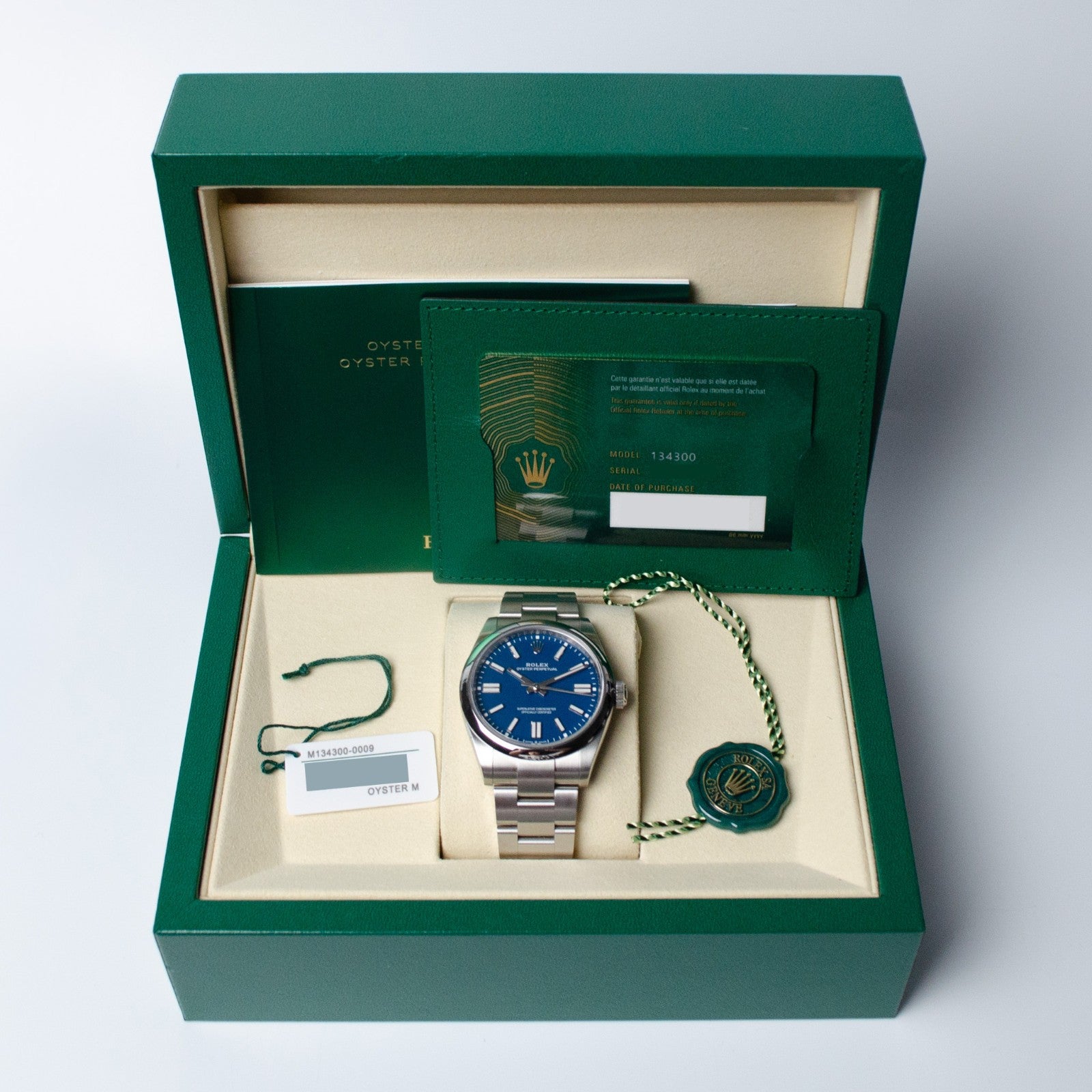 Rolex Oyster Perpetual 41 Med Blue 2025