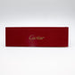 Ultra Rare Cartier C Décor Burlwood Glasses Sunglasses Box Papers 55-18-140