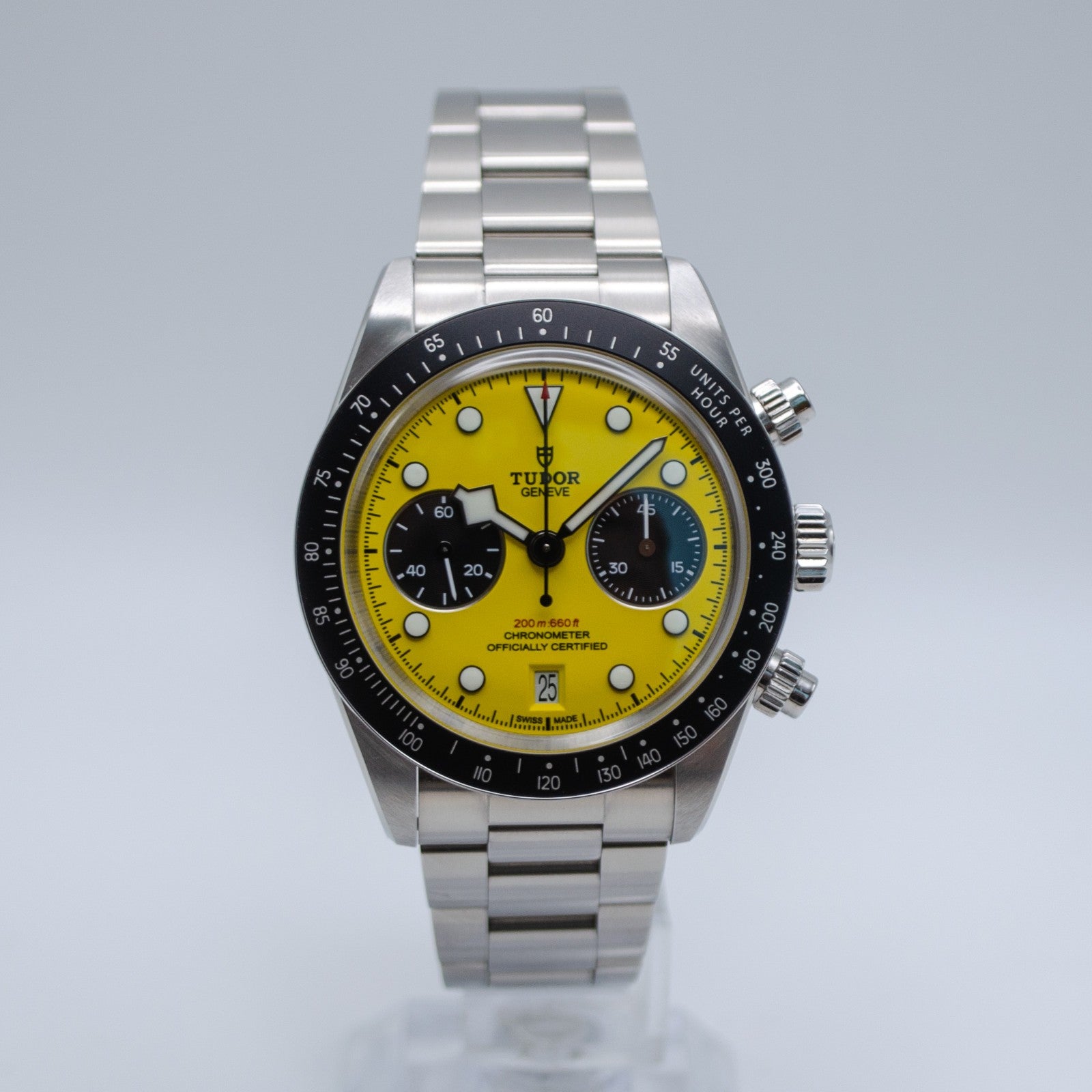 Tudor Black Bay Chrono 39 Bumblebee Yellow Dial M79310N Unworn
