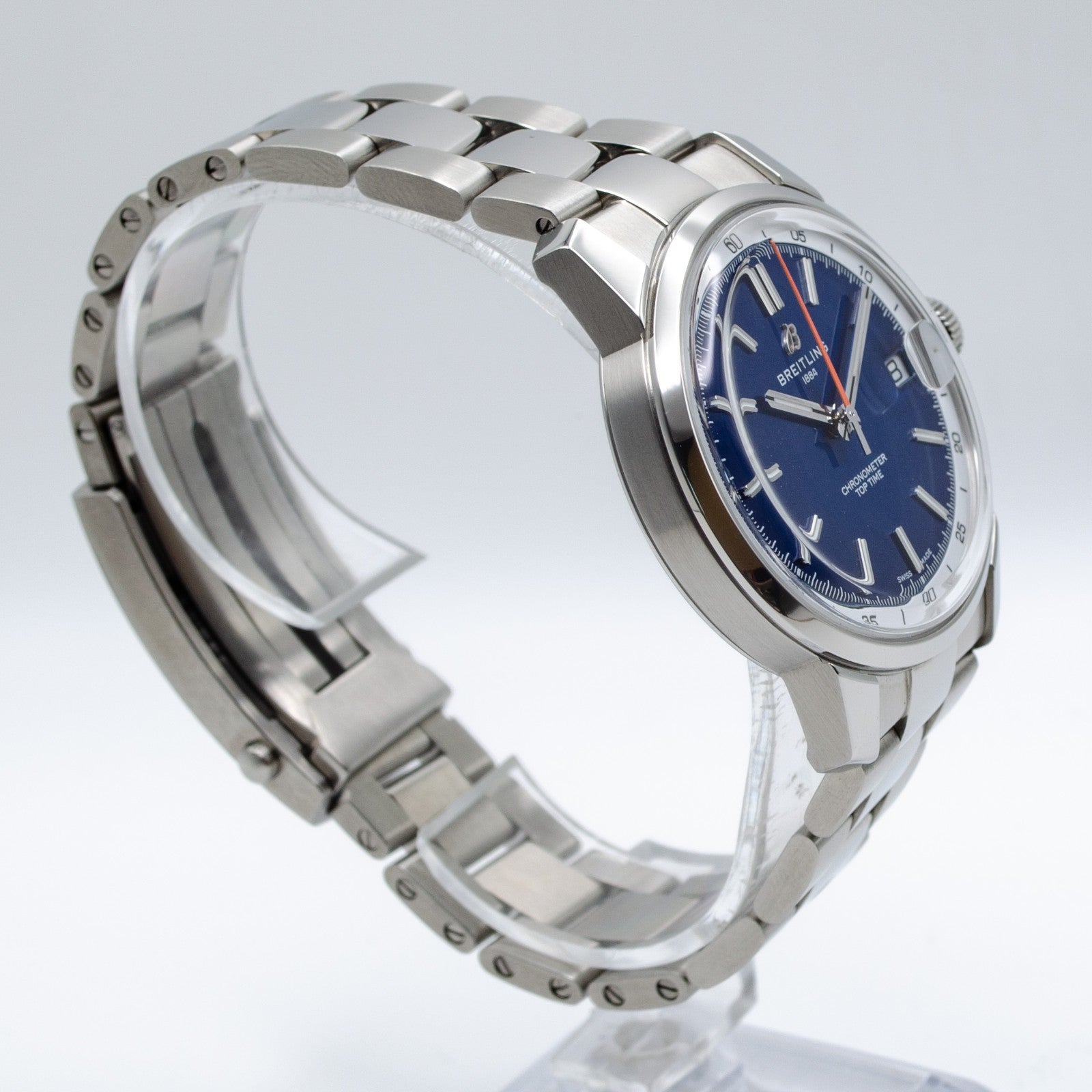 Breitling Top Time B31 Blue Dial 38mm 2025 AB3113A71C2A1 Full Set