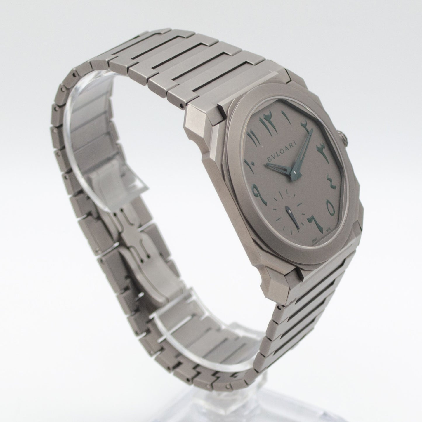 Bulgari Octo Finissimo 103023 Arabic Dial Grey Titanium