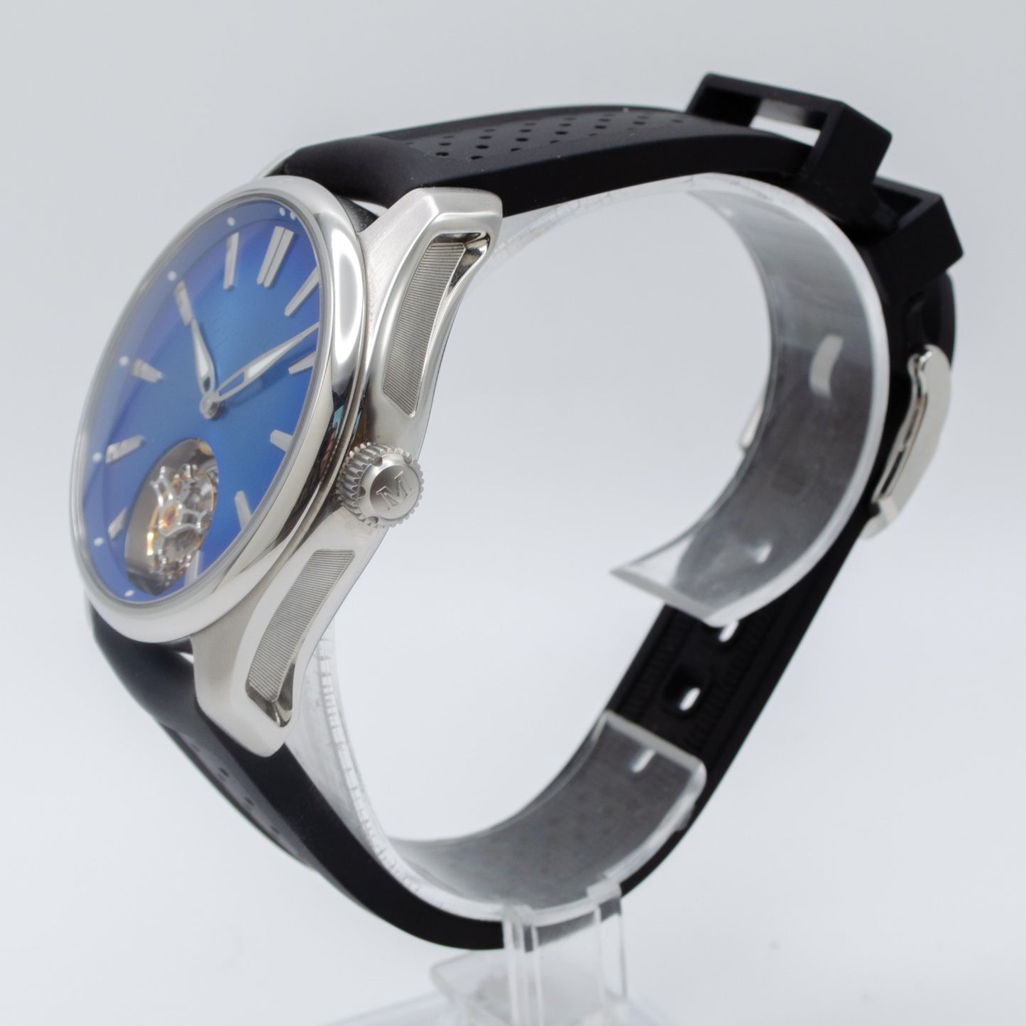 H. Moser & Cie Pioneer Tourbillon Arctic Blue 3804-1208
