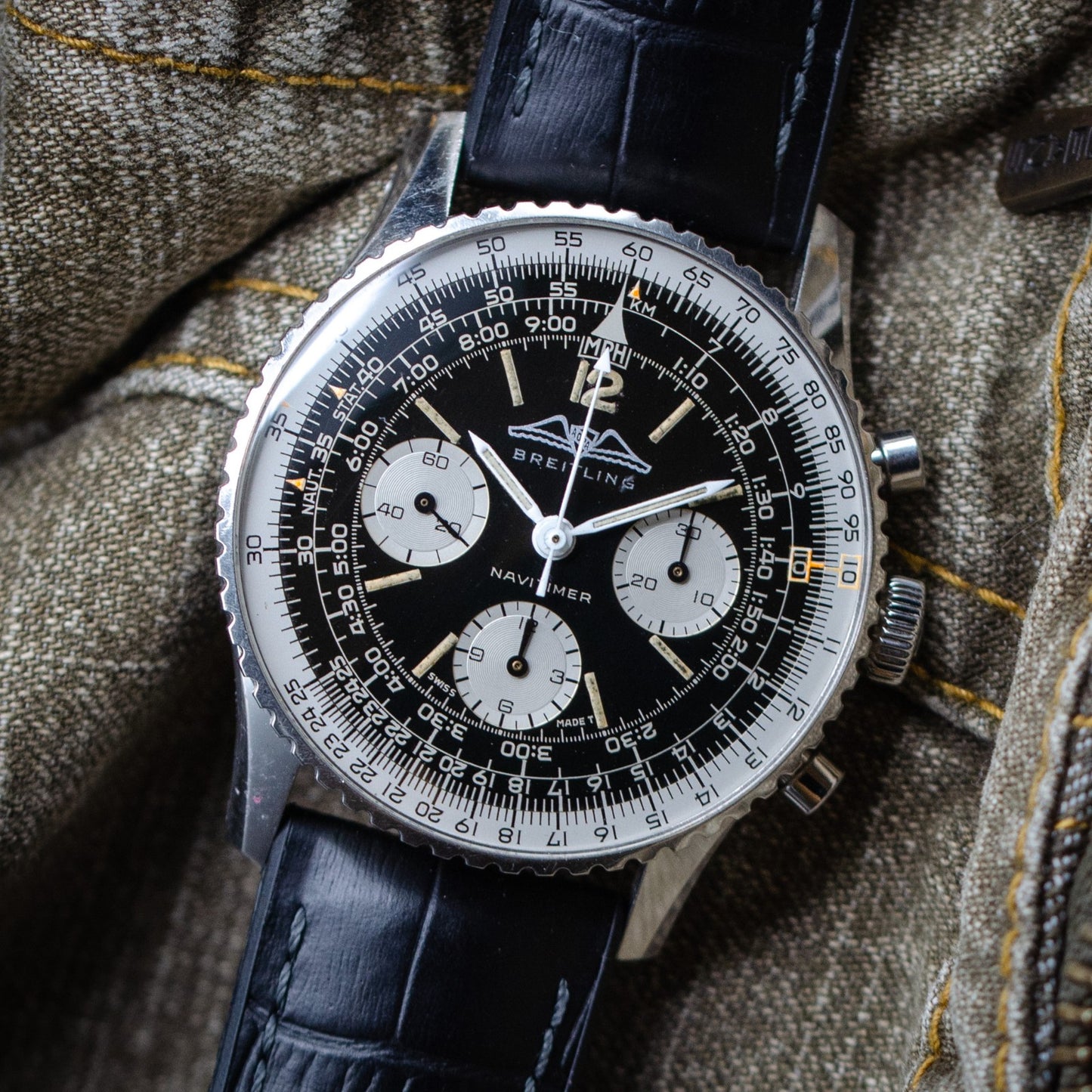 1968 Breitling Navitimer 806  'AOPA' Mk7 Box 10 Dial