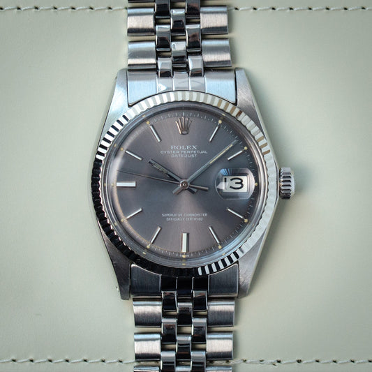 1970 Rolex Datejust 36 Grey Dial 1601