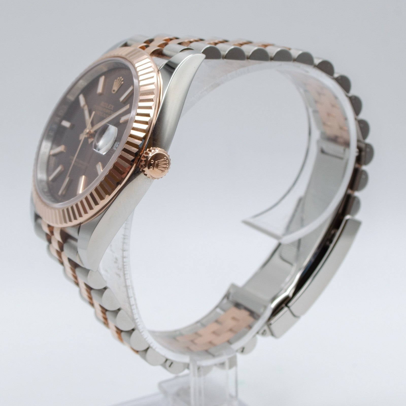 Rolex Datejust 41 Chocolate Dial Fluted Jubilee 2026 126331 Full Set