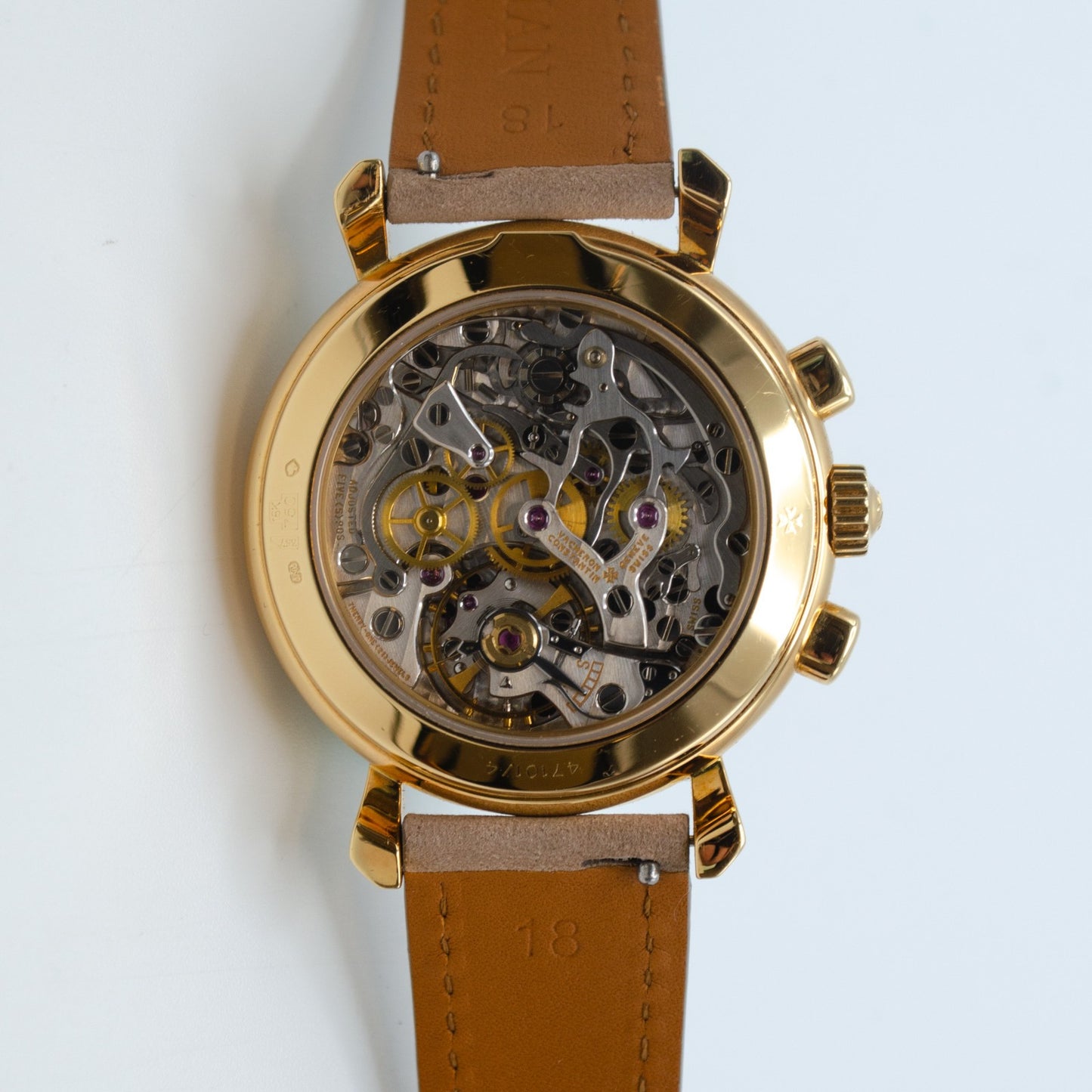 Vacheron Constantin Les Historiques Chronograph 47101/4 Black Dial Box & Papers