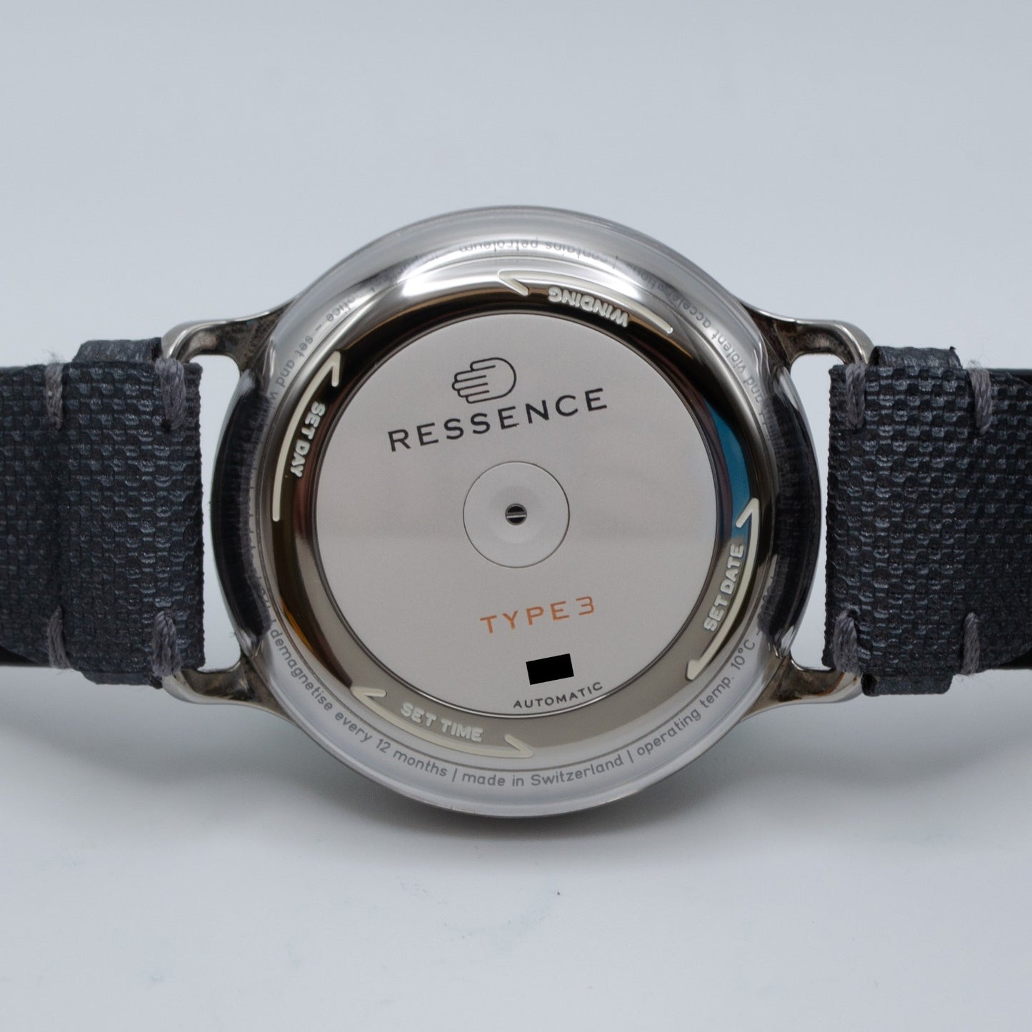 Ressence Type 3W Silver 44mm Titanium Full Set