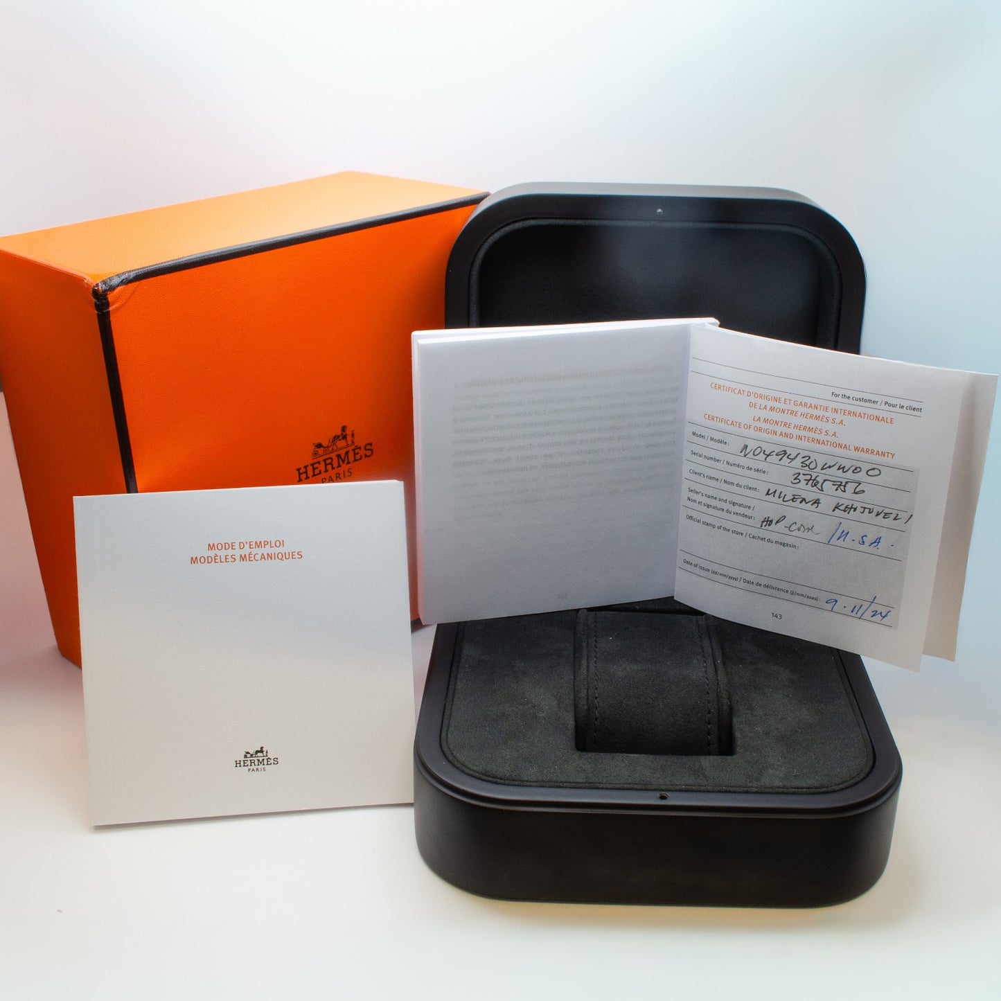 Hermes H08 Orange SP1.741a Full Set 2024 W049430WW00
