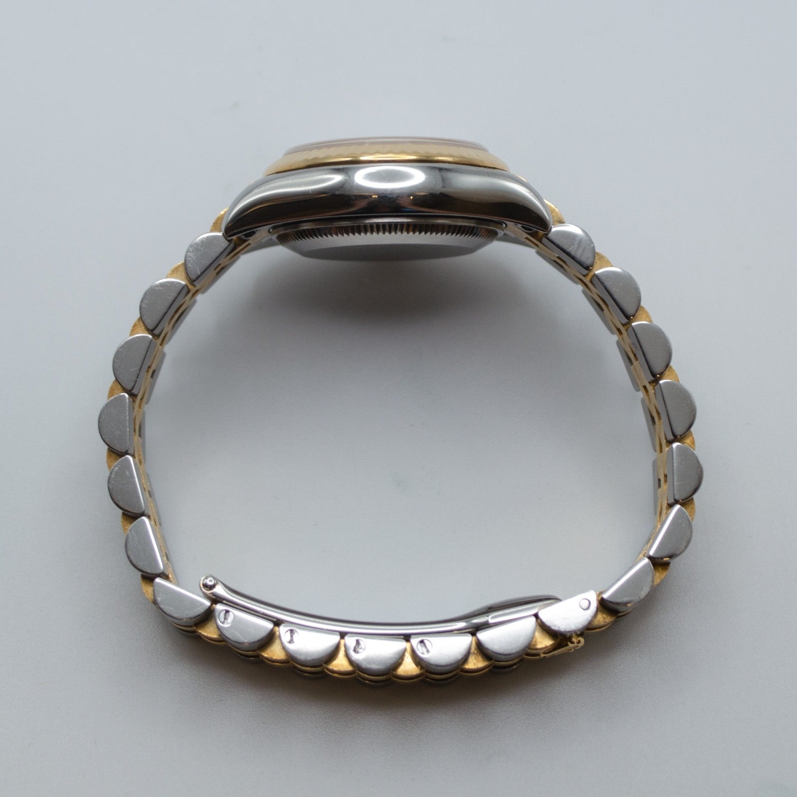 Rolex Lady-Datejust 26mm Champagne Dial Fluted Jubilee 179173