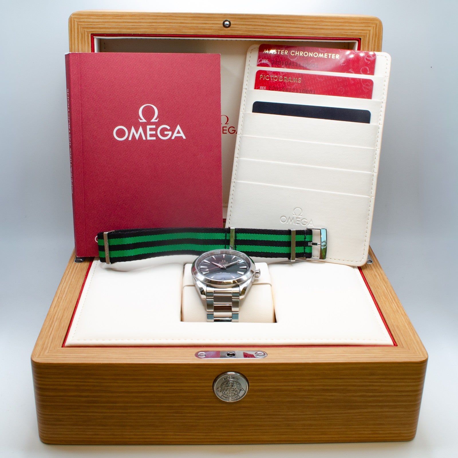 Omega Seamaster Aqua Terra Green Dial 150M 220.10.41.21.10.001 Box and Papers