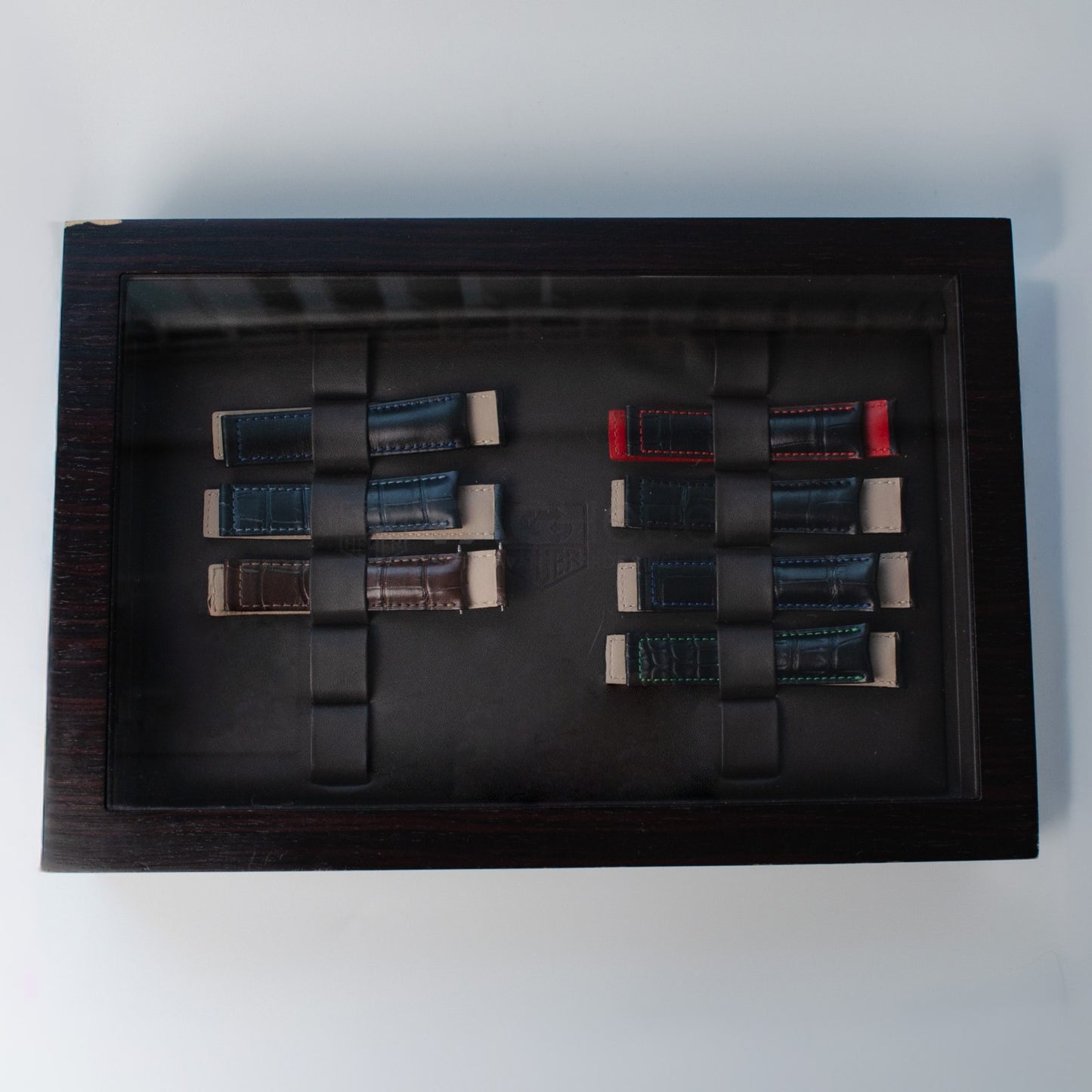 Tag Heuer Retailer Strap Portfolio with 7 OEM Straps