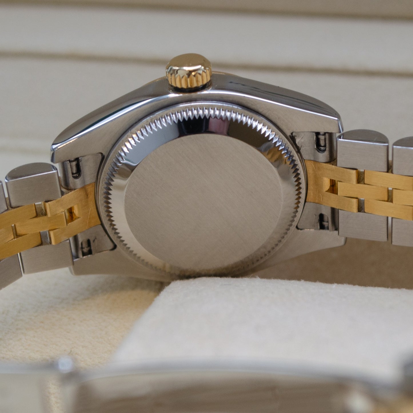 Rolex Lady-Datejust 26mm Champagne Dial Fluted Jubilee 179173