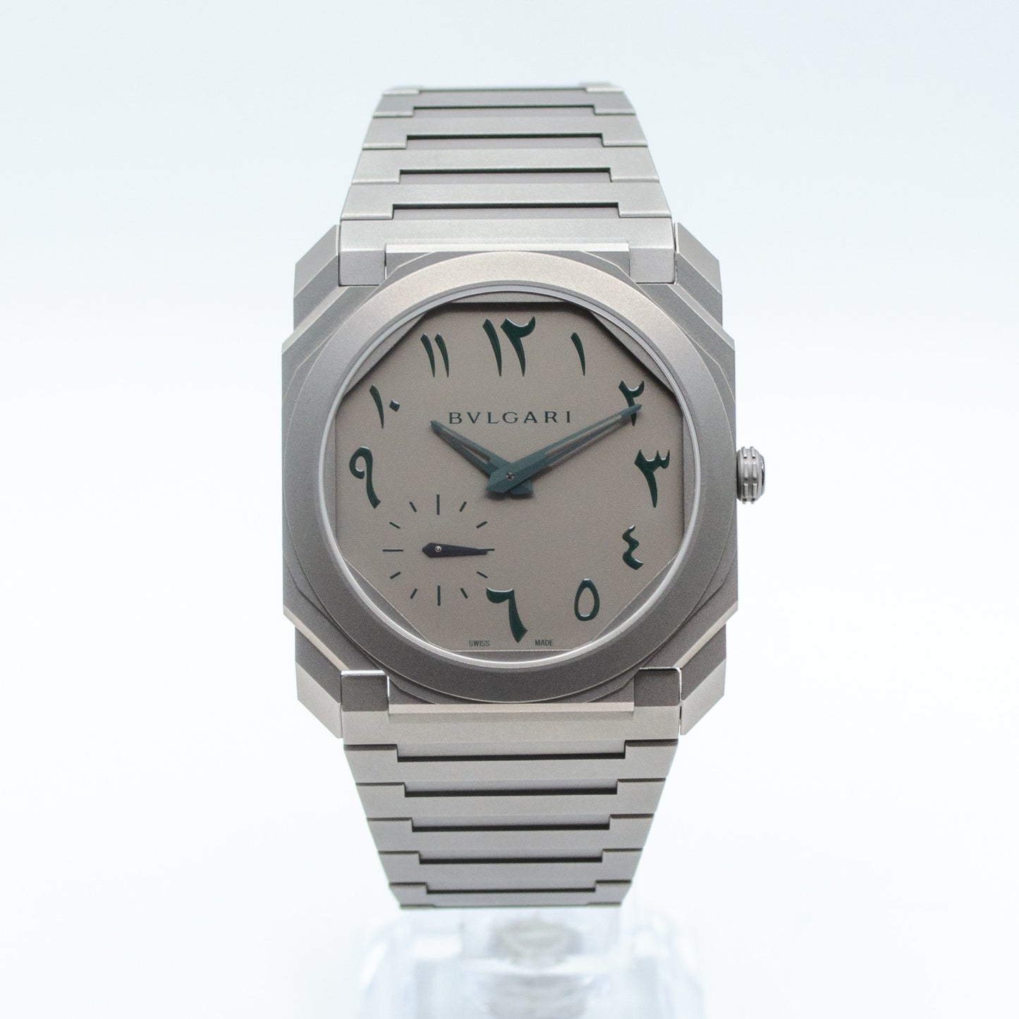 Bulgari Octo Finissimo 103023 Arabic Dial Grey Titanium