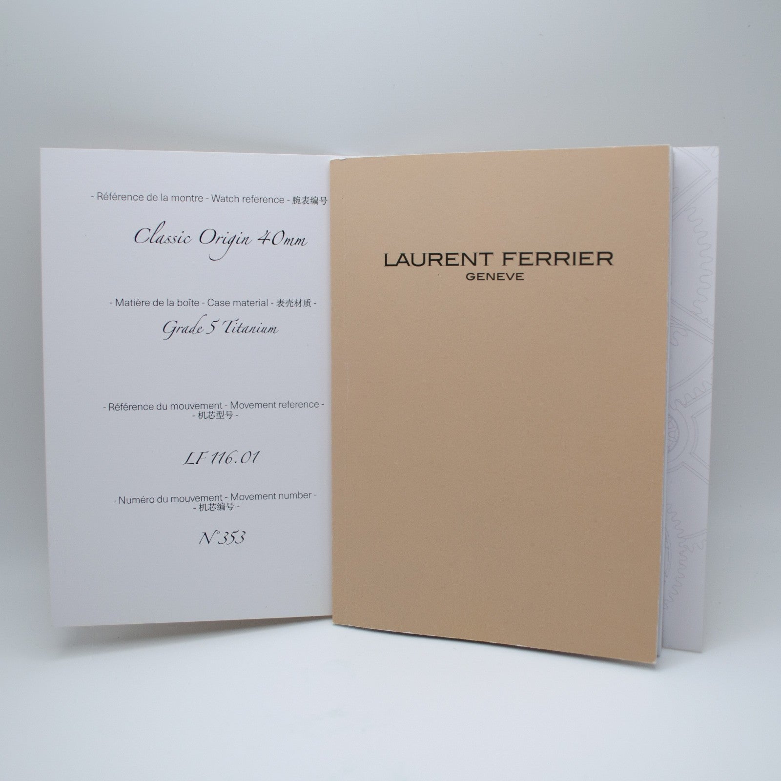Laurent Ferrier Classic Origin Blue LCF036.T1.CG Full Set 2022