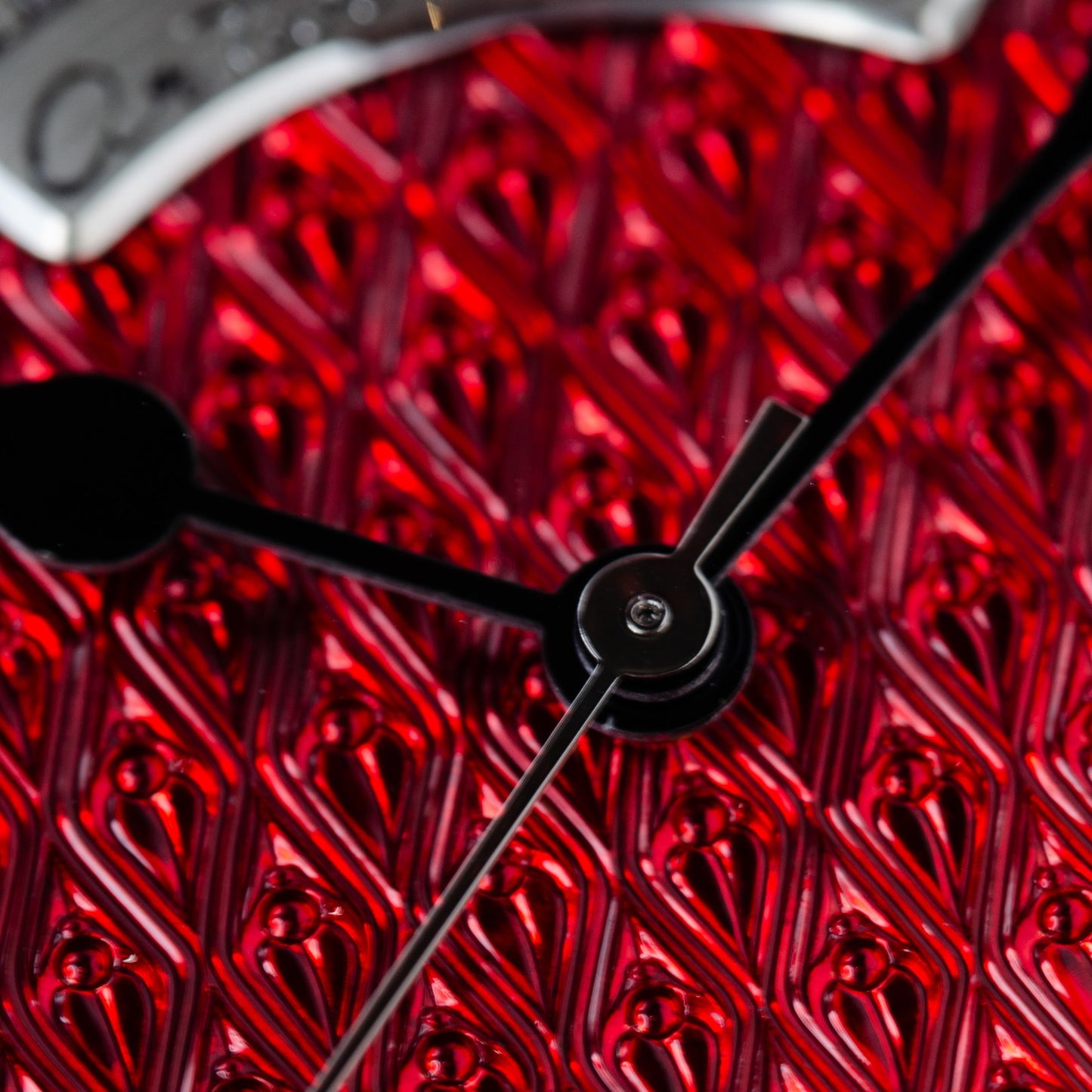 Artur Akmaev Carbon Red Hand Engraved 39mm Wristwatch