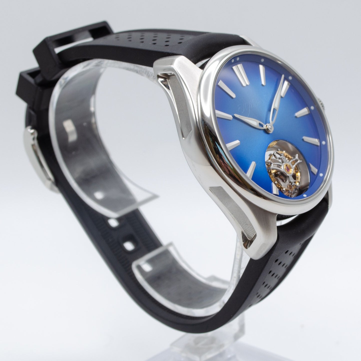 H. Moser & Cie Pioneer Tourbillon Arctic Blue 3804-1208