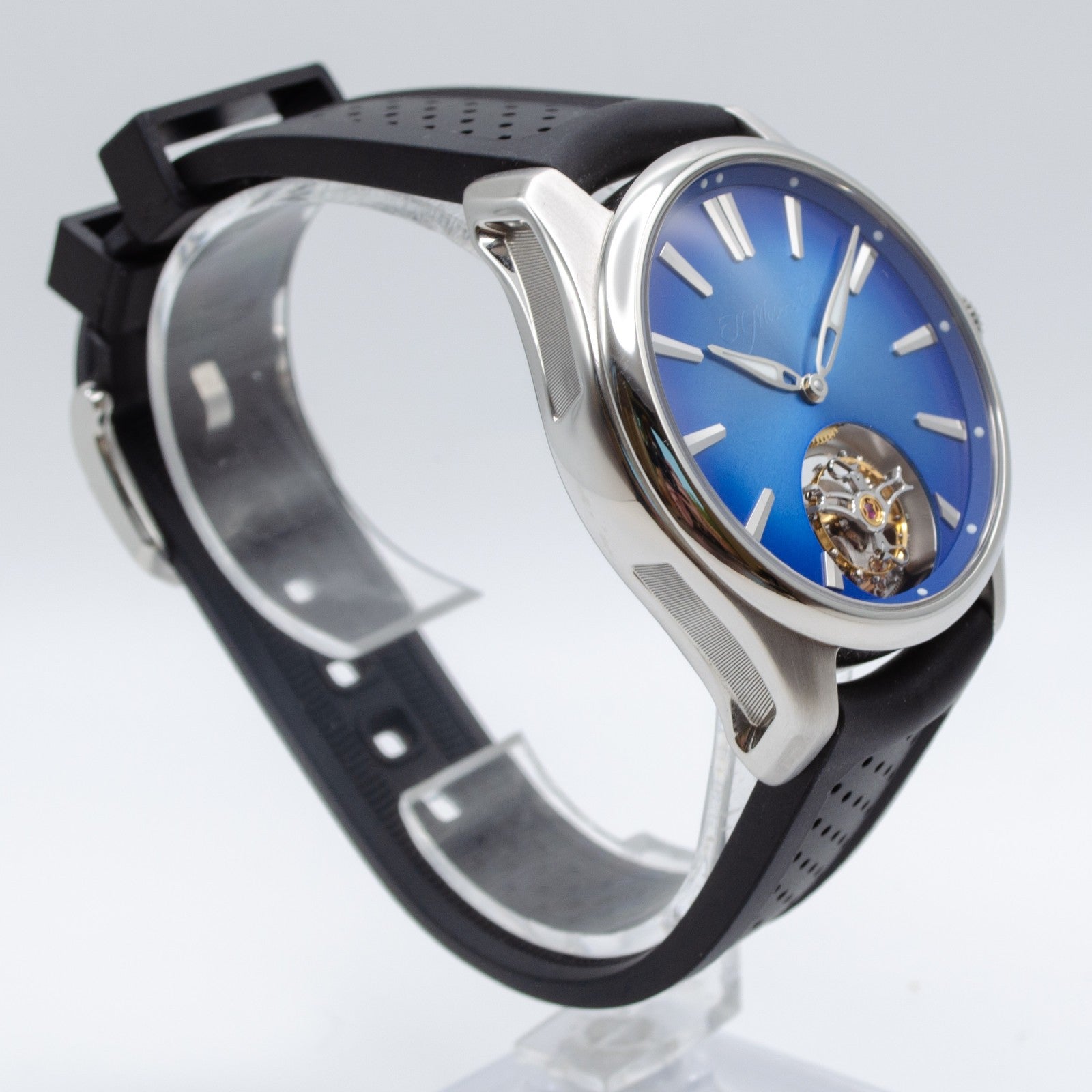 H. Moser & Cie Pioneer Tourbillon Arctic Blue 3804-1208