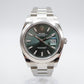 Rolex Datejust 41 Mint Green Smooth Oyster 2026 Full Set Unworn Ref. 126300