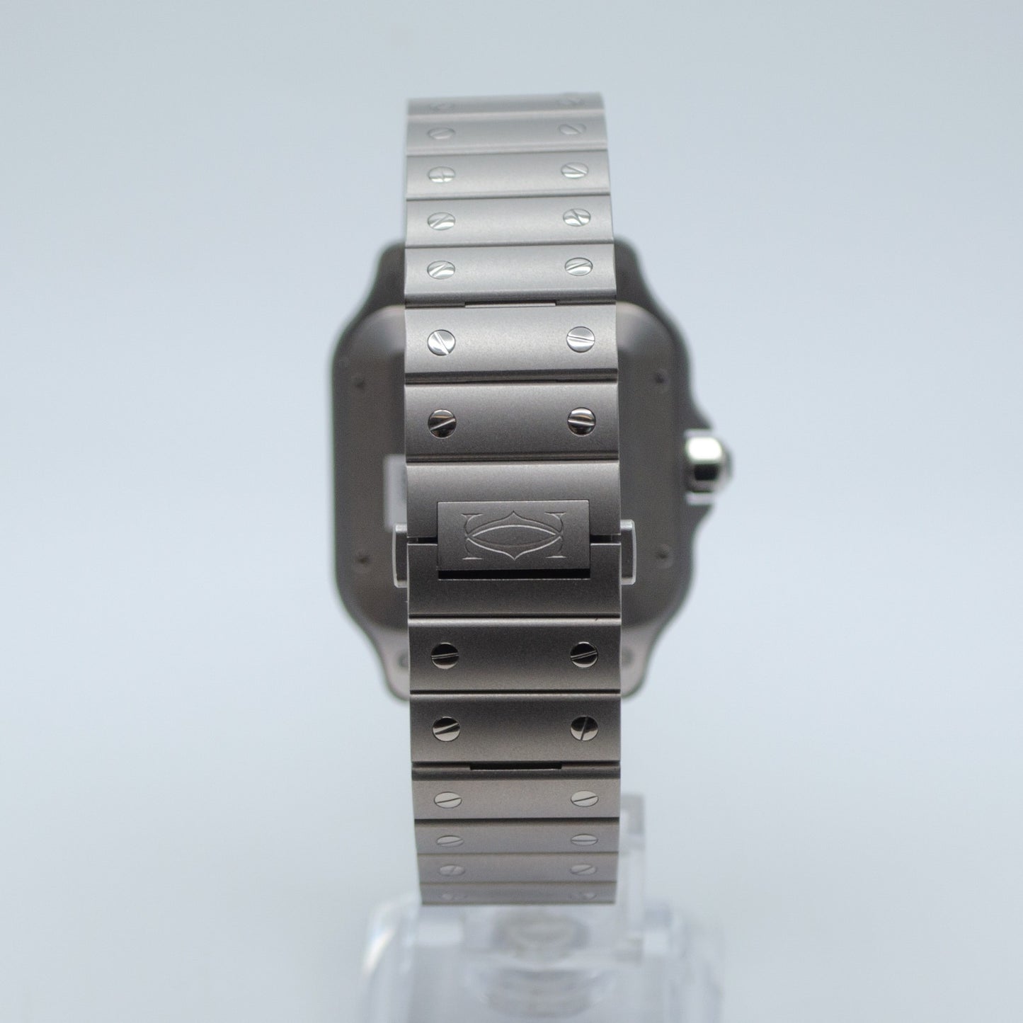 2025 Cartier Santos de Cartier WSSA0089 Titanium Full Set with 2 Extra Straps
