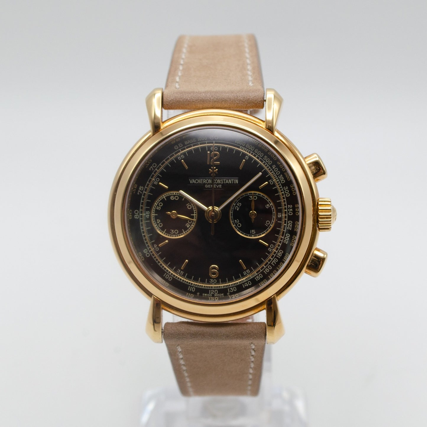 Vacheron Constantin Les Historiques Chronograph 47101/4 Black Dial Box & Papers