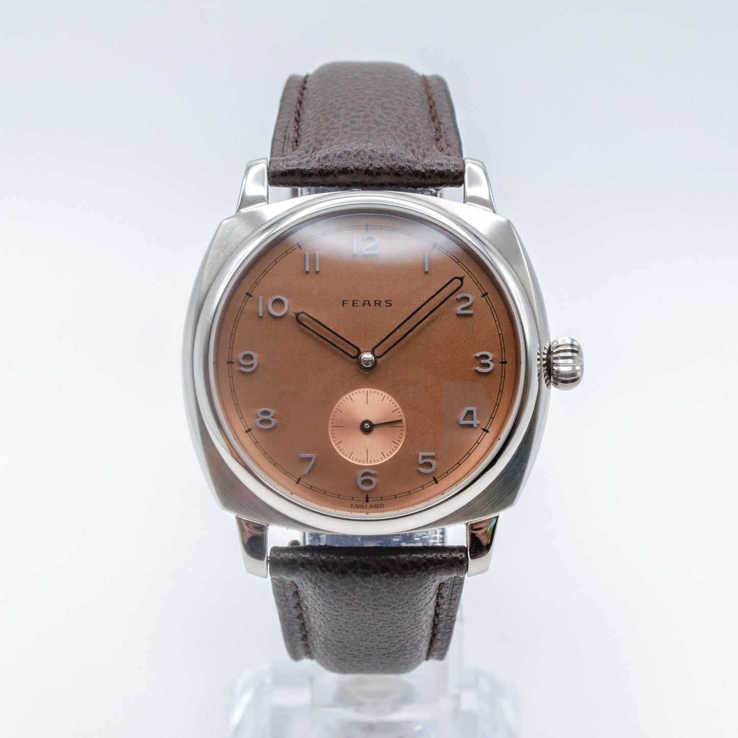 Fears Brunswick 38mm Copper Salmon Box/Papers + Extra Strap