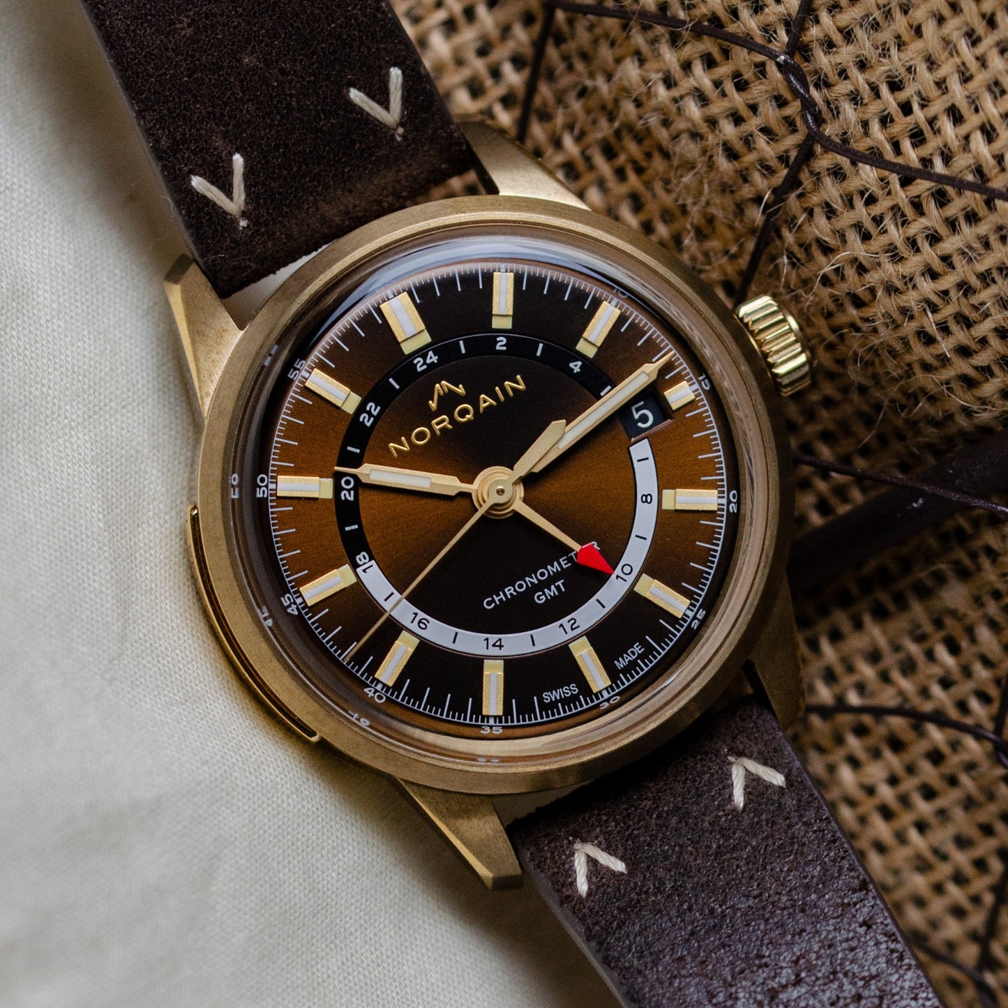 Norqain Freedom 60 GMT Bronze