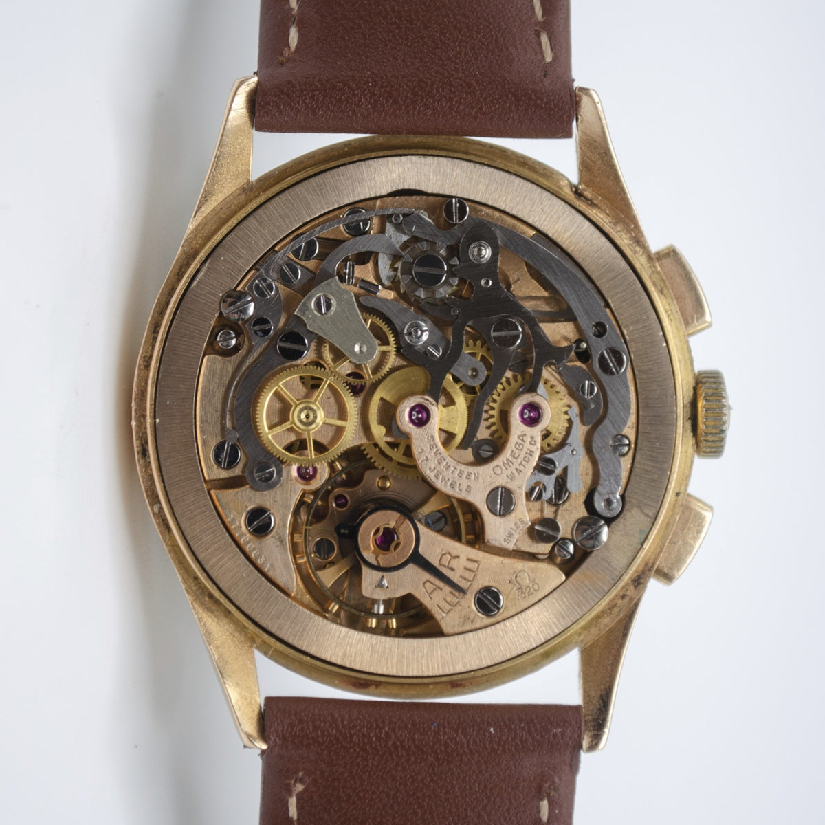 Omega Ref. OT-2872-62 18K Yellow Gold Cal. 320 Chronograph 1959