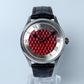Artur Akmaev Carbon Red Hand Engraved 39mm Wristwatch