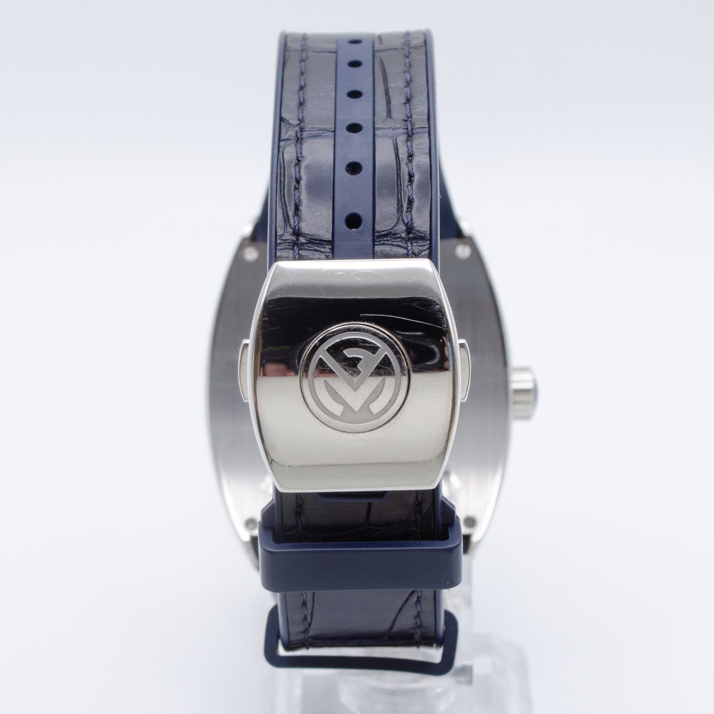 Franck Muller Vanguard V 45 SC DT AC BU Full Set White/Blue