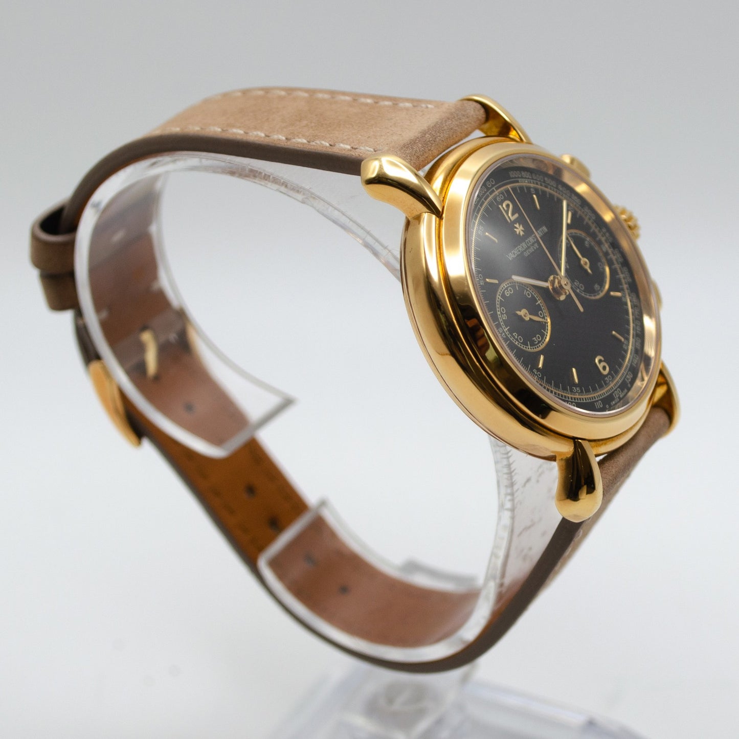 Vacheron Constantin Les Historiques Chronograph 47101/4 Black Dial Box & Papers