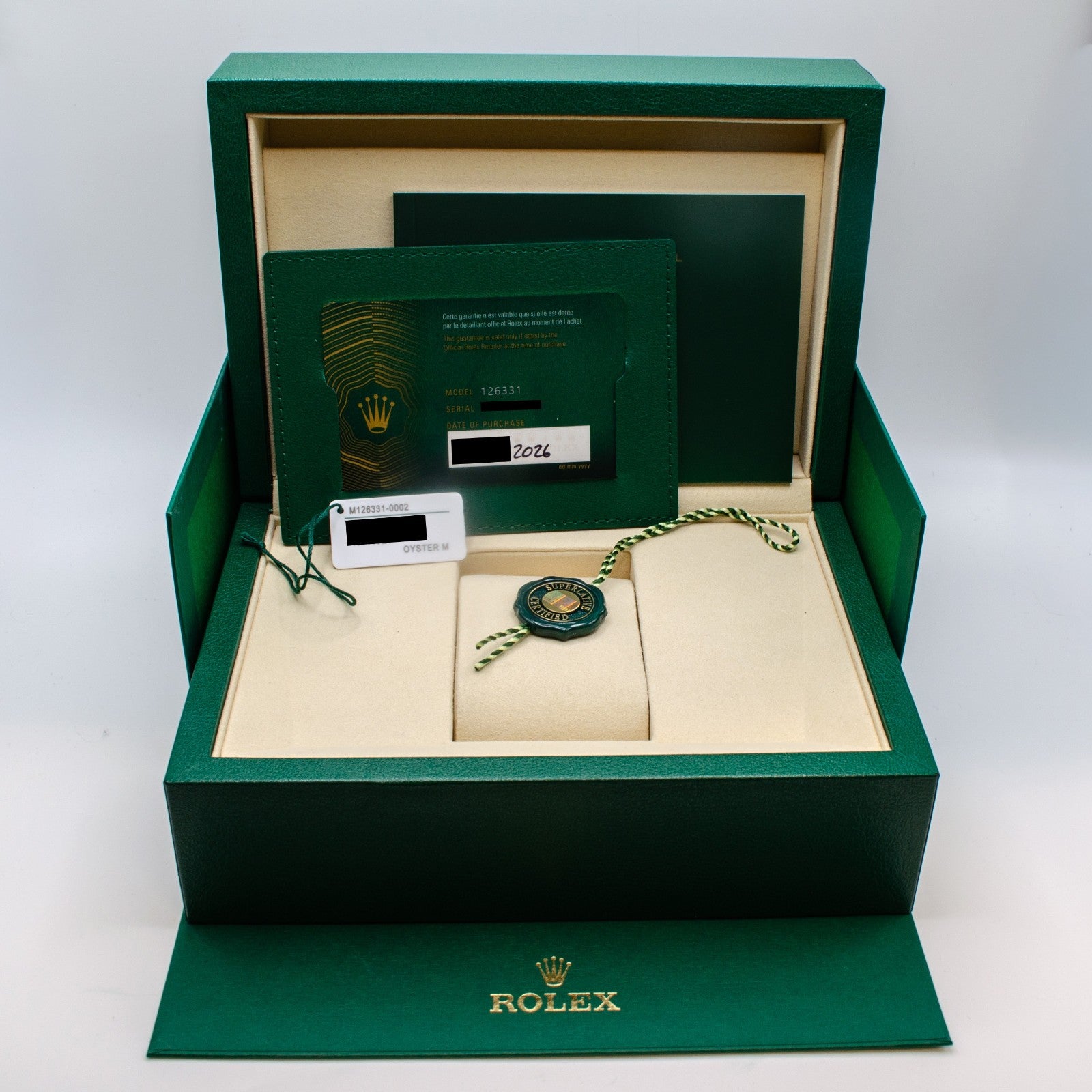 Rolex Datejust 41 Chocolate Dial Fluted Jubilee 2026 126331 Full Set