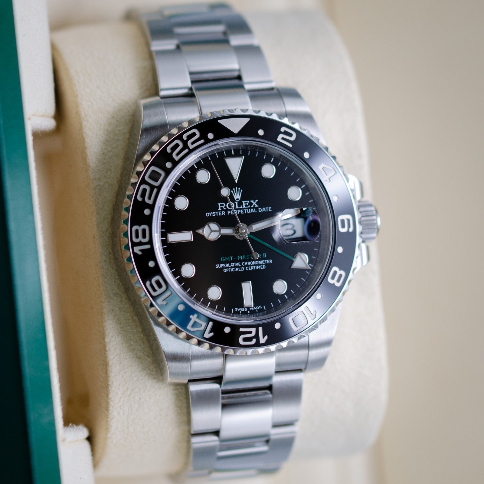 Rolex GMT-Master II 116710LN Black 2017 Box & Papers, Serviced